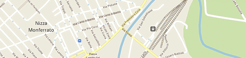 Mappa della impresa pizza simo di olivetti simonetta a NIZZA MONFERRATO