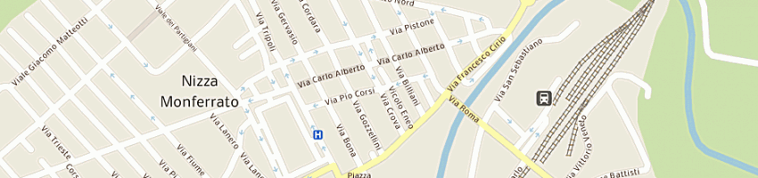Mappa della impresa cartolibreria cagnola a NIZZA MONFERRATO