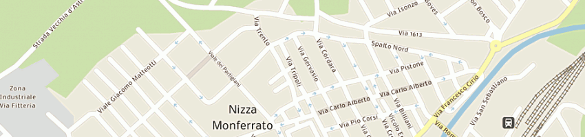 Mappa della impresa centro distribuzione ricambi srl a NIZZA MONFERRATO