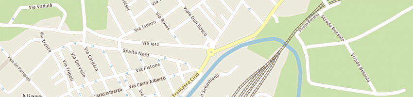 Mappa della impresa bordonaro giuseppe a NIZZA MONFERRATO