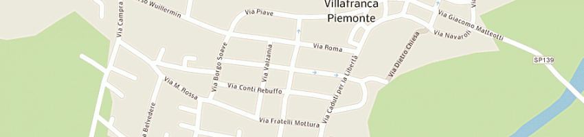 Mappa della impresa airaudo caterina a VILLAFRANCA PIEMONTE