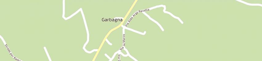 Mappa della impresa carabinieri a GARBAGNA