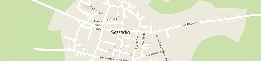 Mappa della impresa da re' gianfranco a SEZZADIO