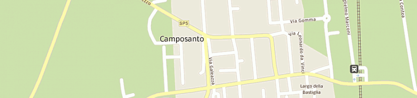 Mappa della impresa cavicchi mario a CAMPOSANTO