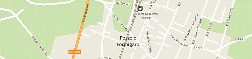 Mappa della impresa peruzzo vilma a POZZOLO FORMIGARO