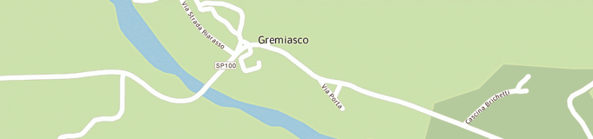 Mappa della impresa ristorante belvedere a GREMIASCO