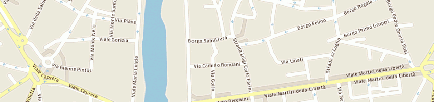 Mappa della impresa immobiliare santacroce di bertani isabella a PARMA