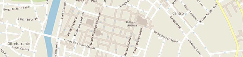 Mappa della impresa coruzzi roberto a PARMA