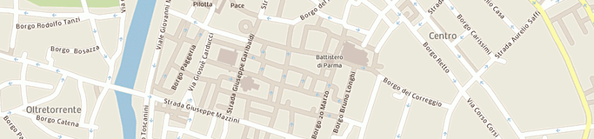 Mappa della impresa donelli maurizio paride a PARMA