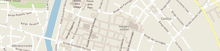 Mappa della impresa 173 bis a PARMA