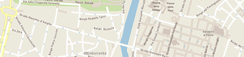 Mappa della impresa tribeca comunicazione sas a PARMA