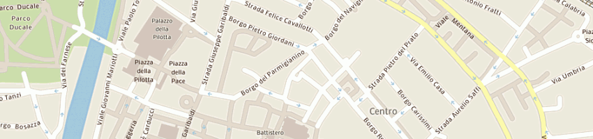 Mappa della impresa diodati giuliano a PARMA