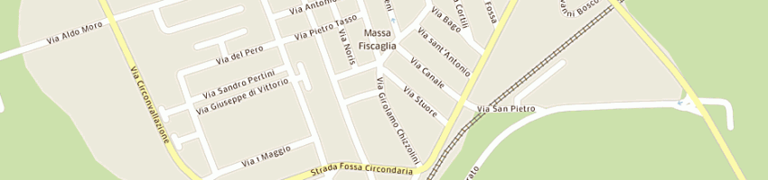 Mappa della impresa passerini maurizio a MASSA FISCAGLIA