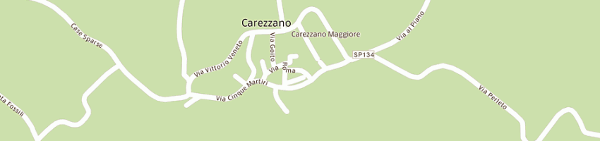 Mappa della impresa poste italiane spa a CAREZZANO