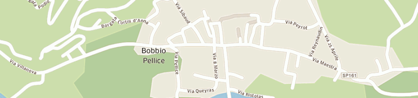 Mappa della impresa poste italiane a BOBBIO PELLICE