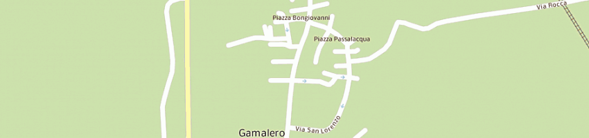 Mappa della impresa color bar a GAMALERO