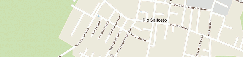 Mappa della impresa autoscuola aurora a RIO SALICETO