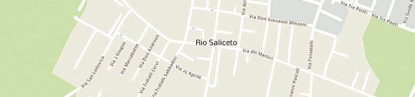 Mappa della impresa poliambulatorio s giorgio (srl) a RIO SALICETO