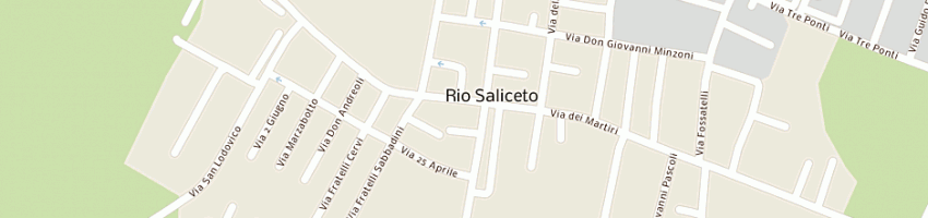 Mappa della impresa calzolari denis a RIO SALICETO