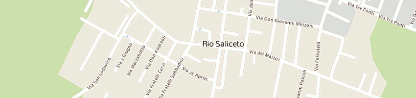 Mappa della impresa teclab di rossi tiziano e c snc a RIO SALICETO