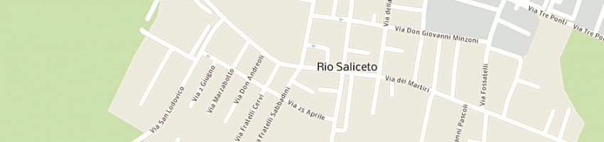 Mappa della impresa bolle blu a RIO SALICETO