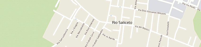 Mappa della impresa goldoni sorelle (sas) a RIO SALICETO