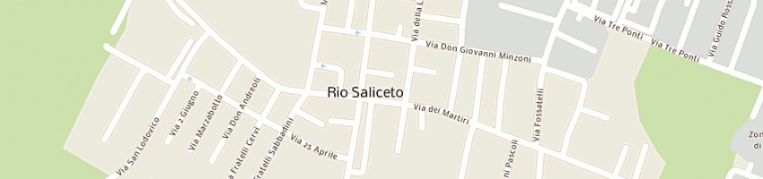 Mappa della impresa rio maglie di cilestrini e c (snc) a RIO SALICETO