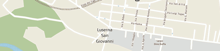 Mappa della impresa macelleria mauro di caporgno mauro e csnc a LUSERNA SAN GIOVANNI