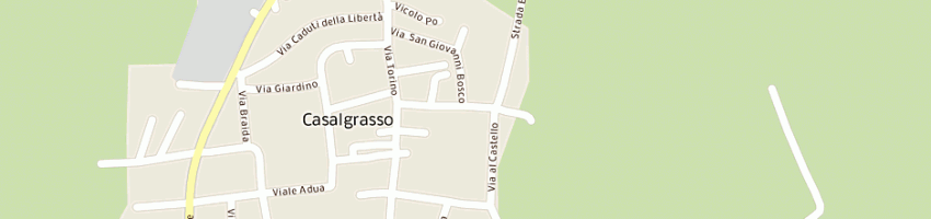 Mappa della impresa poste italiane spa a CASALGRASSO