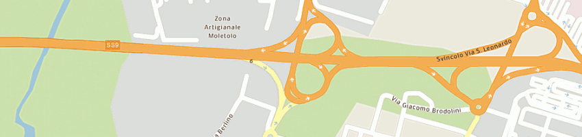 Mappa della impresa olimpia trasporti (srl) a PARMA