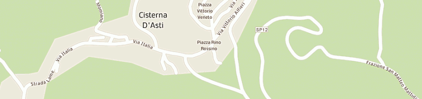 Mappa della impresa poste italiane spa a CISTERNA D ASTI