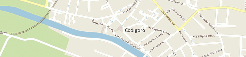 Mappa della impresa parrocchia a CODIGORO