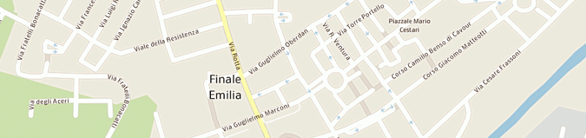 Mappa della impresa studio alis srl infortunistica stradale centese a FINALE EMILIA