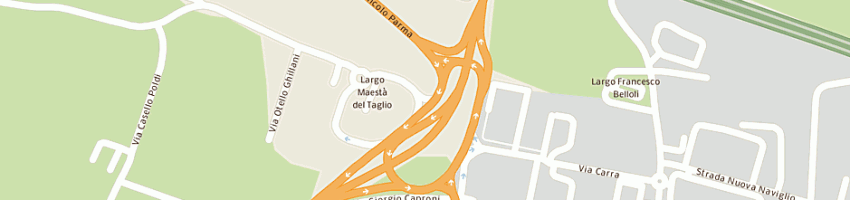 Mappa della impresa amoretti srl a PARMA