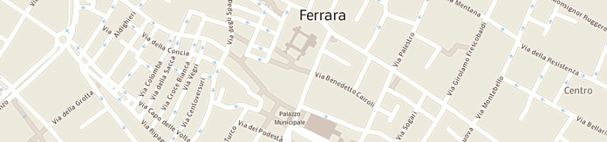Mappa della impresa indelli giuseppe a FERRARA