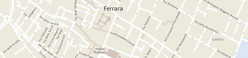 Mappa della impresa il postiglione srl a FERRARA