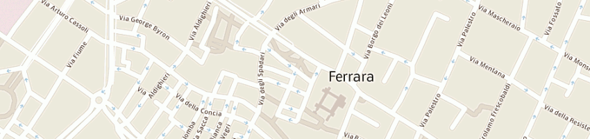 Mappa della impresa agenzia del demanio a FERRARA