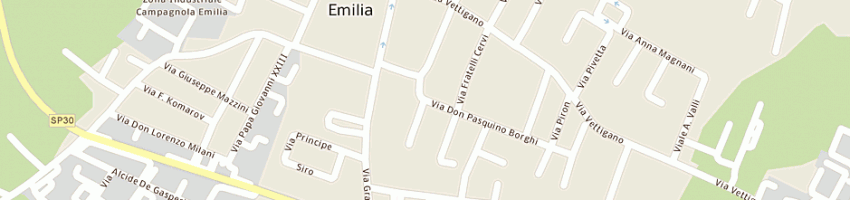 Mappa della impresa bompani giorgio a CAMPAGNOLA EMILIA