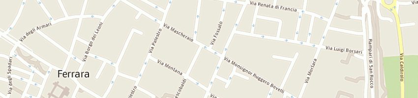 Mappa della impresa bonzagni evelina a FERRARA
