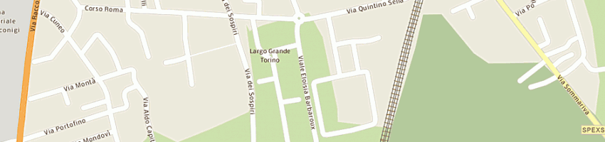 Mappa della impresa bar cremeria chantilly di papaluca teresa a CARMAGNOLA