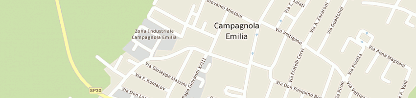 Mappa della impresa recar snc a REGGIO EMILIA