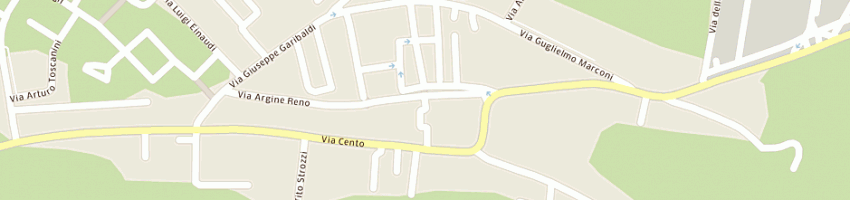 Mappa della impresa municipio a VIGARANO MAINARDA