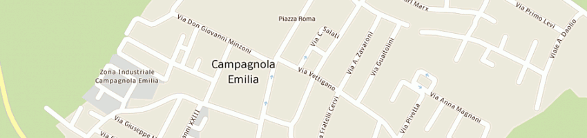 Mappa della impresa municipio di campagnola emilia a CAMPAGNOLA EMILIA