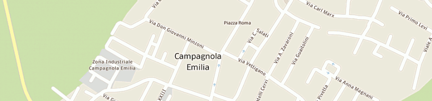 Mappa della impresa poste italiane spa a CAMPAGNOLA EMILIA