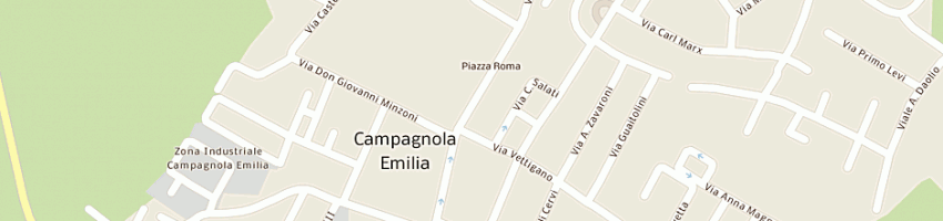 Mappa della impresa al portico di vezzani e gialdi a CAMPAGNOLA EMILIA