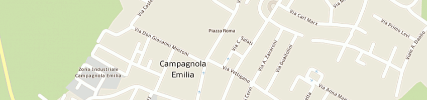 Mappa della impresa 'il melograno' di palmieri e e davolio a snc a CAMPAGNOLA EMILIA