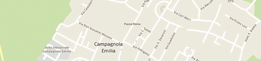 Mappa della impresa tabaccheria roma di ghizzoni elena a CAMPAGNOLA EMILIA