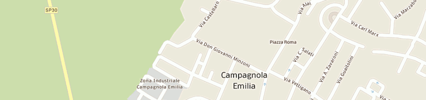 Mappa della impresa davalli vittorio a CAMPAGNOLA EMILIA