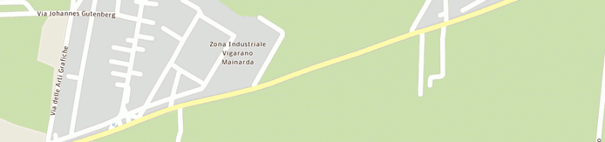 Mappa della impresa magnani italo e c (sas) a VIGARANO MAINARDA