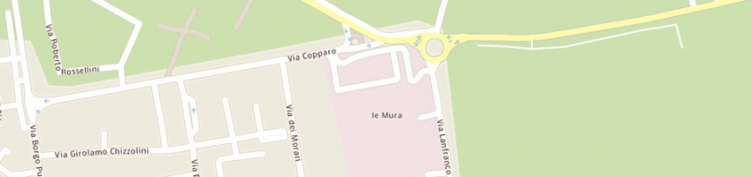 Mappa della impresa centro commerciale le mura a FERRARA